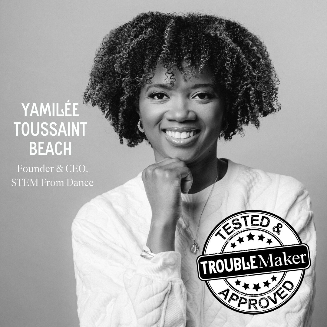 STEMFromDance's tweet photo. "Well-behaved women seldom make history." Read our latest article on our partnership with @troubleforgood. We're making trouble and empowering #girlsinSTEM. Will you join us? 

https://t.co/Cy9OCa36vE

#troublemakers #STEM #dance #changemaker #womenshistorymonth https://t.co/WKLs3cI6QY