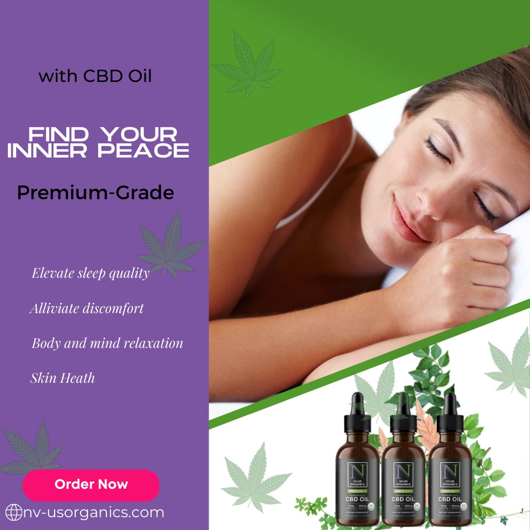 Find Inner Peace and Balance with CBD Oil: Your Natural Solution to a Calm Mind and Body. Check our products at  nv-usorganics.com/product-catego… #CBDoil #NaturalRemedy  #CalmMind #BalancedBody