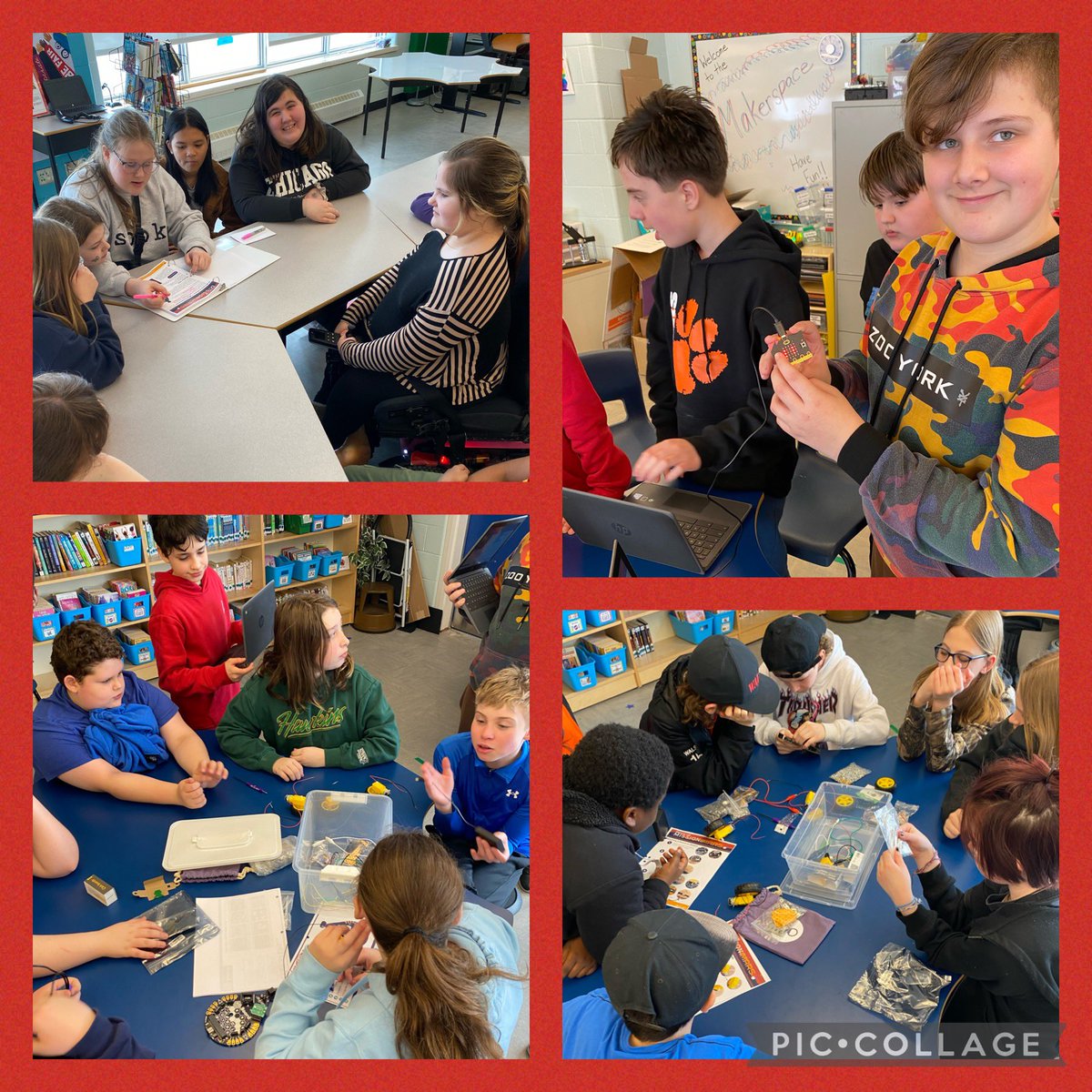 RyanFoleyNLESD's tweet photo. Mars Rover Mission Control Meetings today. Students are settling into their chosen roles and projects are coming along nicely. @StTeresasSchoo1 @brilliant_labs @mmelee5 @NLESDCA https://t.co/gKV182mm4u