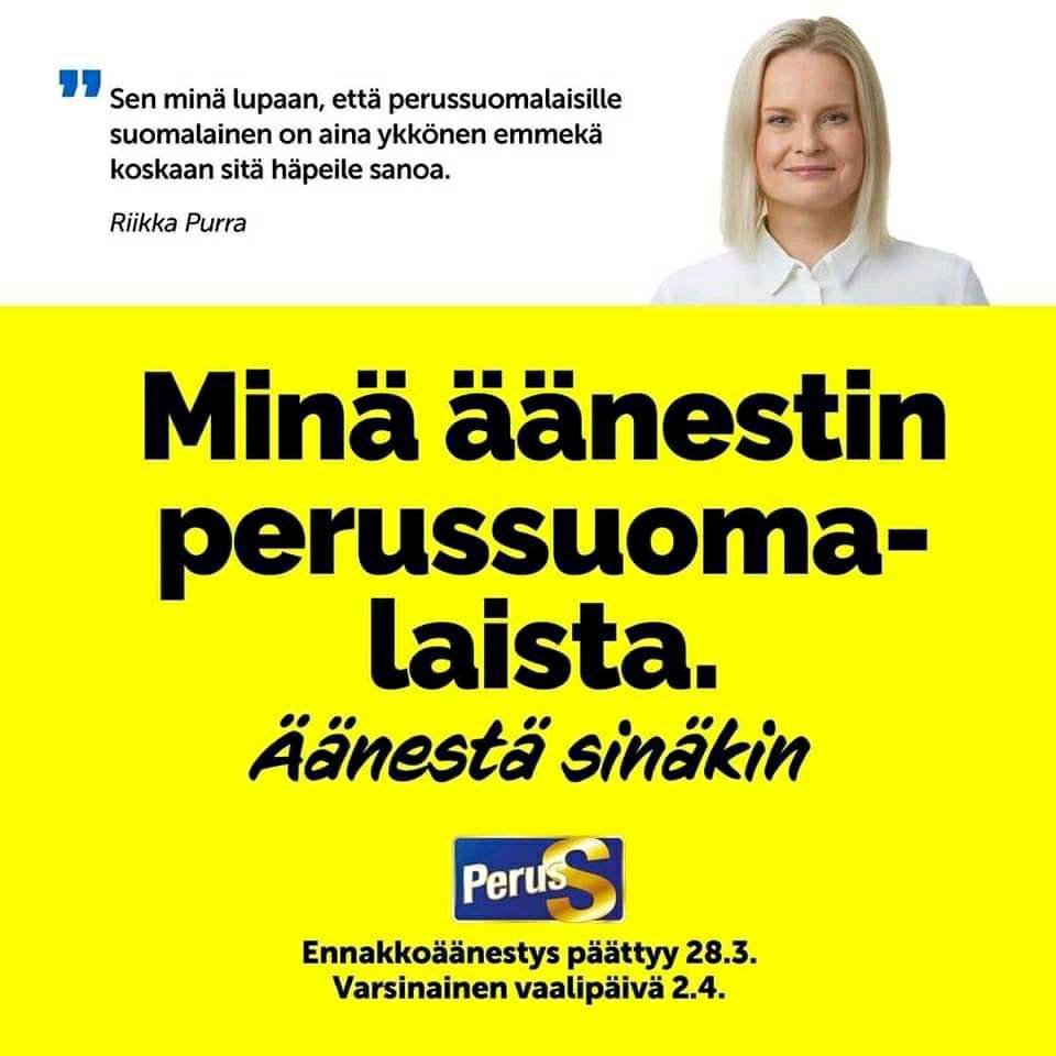 HeinoMaarit's tweet photo. Oma kansa ensin EI OLE HAITALLISTA! https://t.co/XHlPYyvh6V
