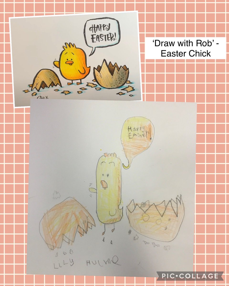 Miss_Hinawski's tweet photo. Can you believe these have been drawn by our reception children? 🐣💛@RobBiddulph Happy Easter Everyone 🐣 @BalshawLaneCPS @Miss_Arundale @MrsRobyTelford1 https://t.co/xMq7FQnqiE