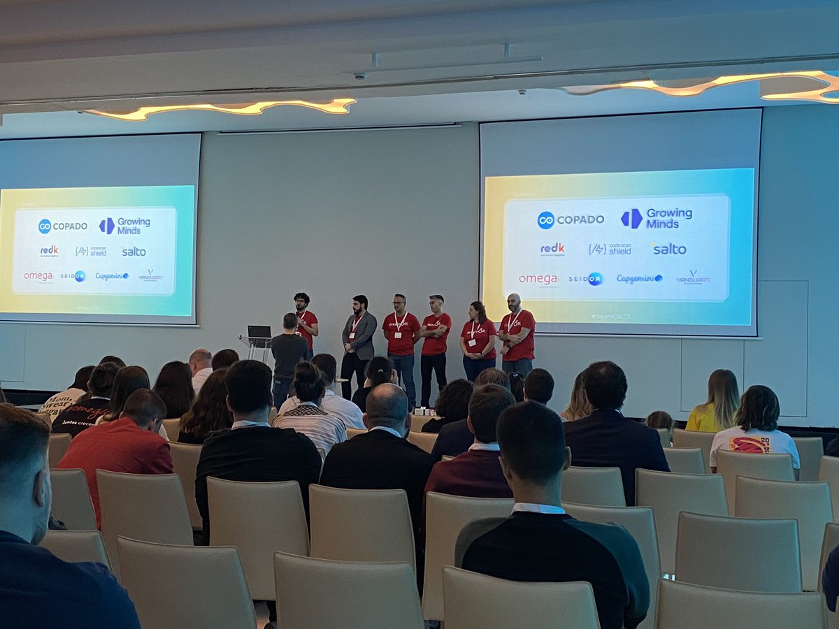 That’s a wrap for <a href="/dreamOle__c/">dreamOlé</a> 2023, what an amazing event ! Thank you to the sponsors and the incredible team that made it possible <a href="/pelicanlaurich/">Laura Diaz</a> <a href="/Abarai__c/">Carlos__c</a> @Pmolina81 <a href="/jotraverso/">Jorge OrtegaTraverso</a> <a href="/julipool/">Julio Diego Barrado (he/him)</a> <a href="/jeroGuerrero/">Jero</a> 🤩