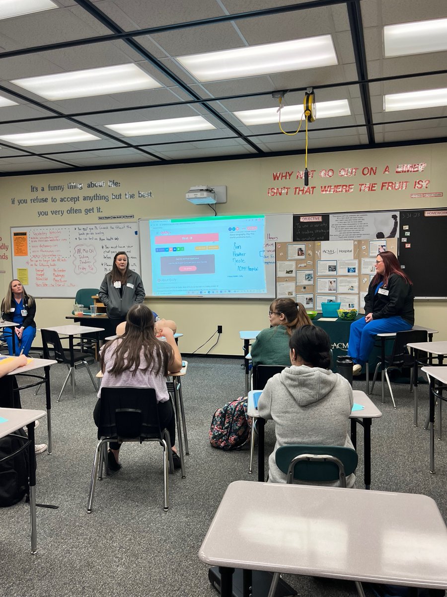 AR High School on Twitter "Career Day at ApolloRidge High School. We