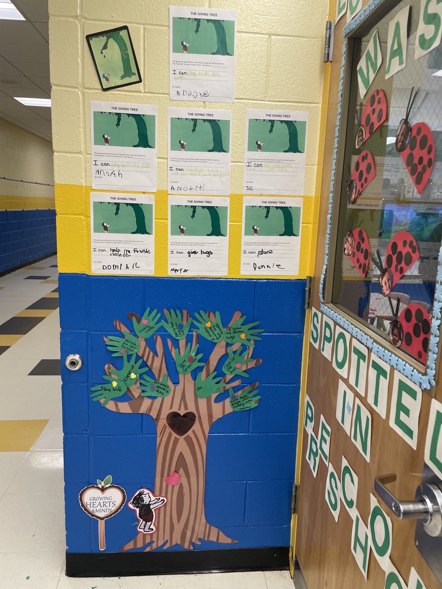 Preschool Writing about The Giving Tree #tfspantherpride