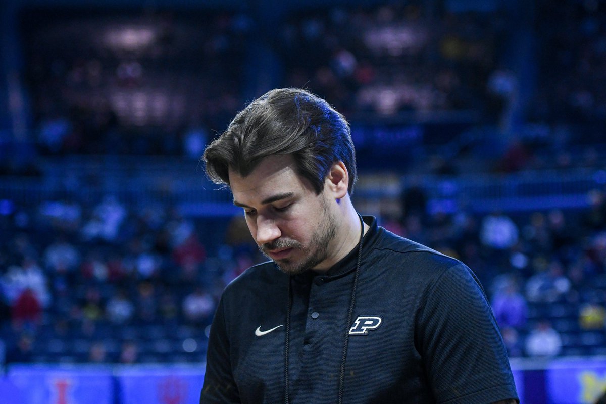 PurdueWrestling's tweet photo. Couldn't let National Athletic Training Month pass us by without showing our appreciation for the 🐐

Thanks for all of your hard work Ryan! https://t.co/op49nTw1yU