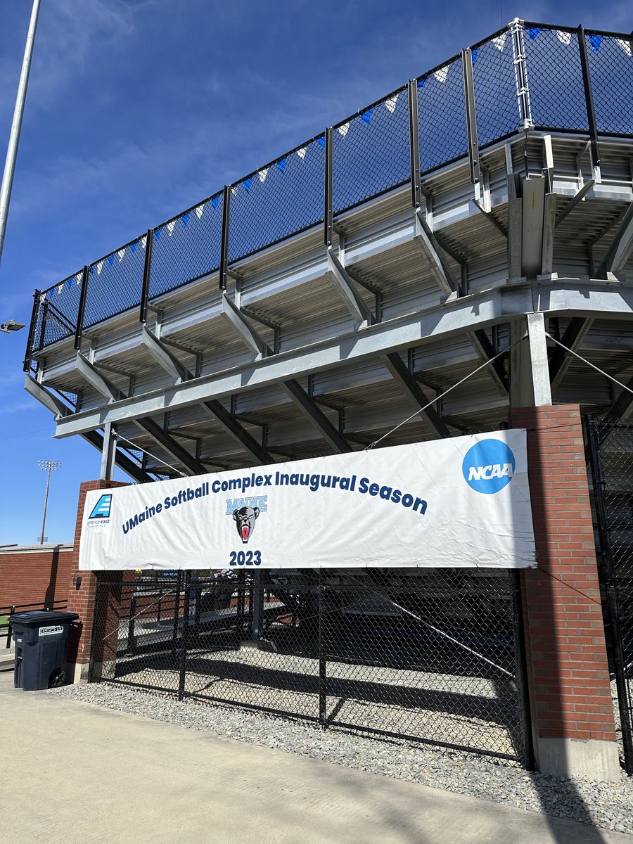 mainejeff on Twitter "At chilly but sunny ⁦Maine_Softball⁩ Complex
