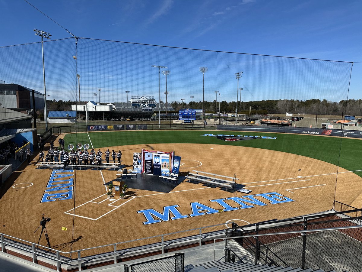 mainejeff on Twitter "At chilly but sunny ⁦Maine_Softball⁩ Complex