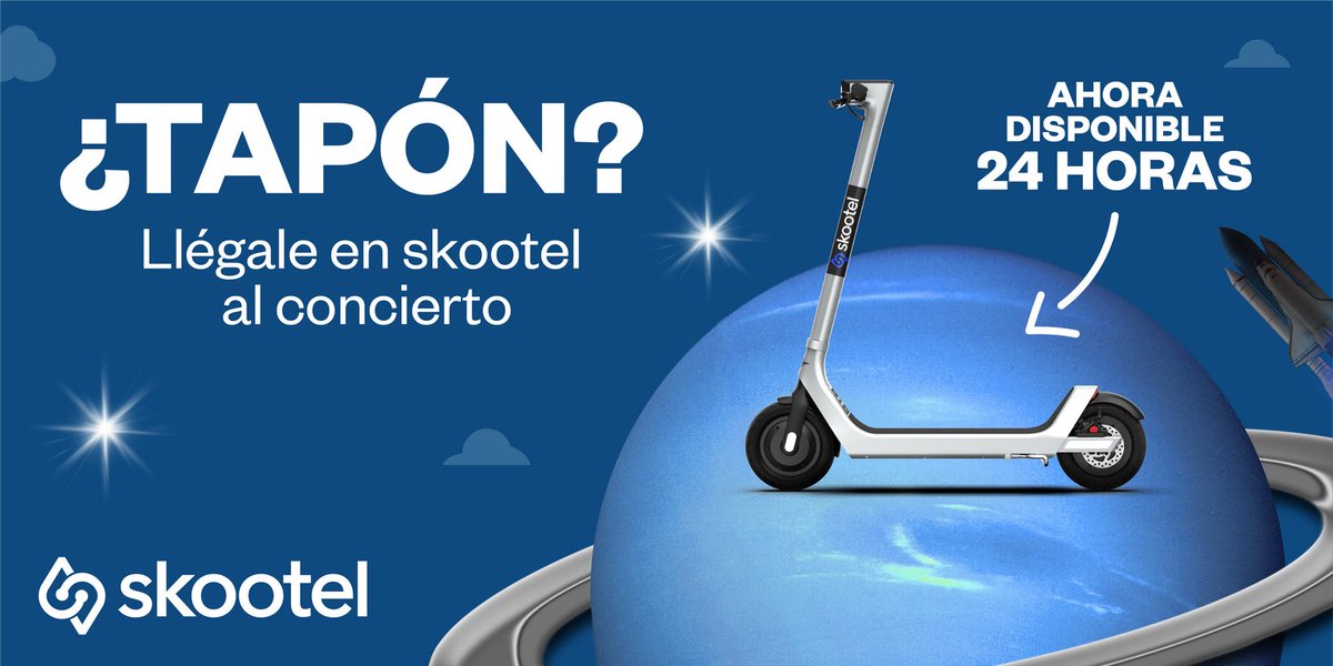 Un viaje a Saturno con skootel 🛸🎶🪐

Ahora disponible 24 HORAS 🚨

Este weekend #muévetediferente bajando el Bird app 
para encontrar tu skootel o biciPOP más cercana 👉🏼 go.bird.co

#skootel #biciPOP #hirambithorn #rauw #concierto 
#puertorico
