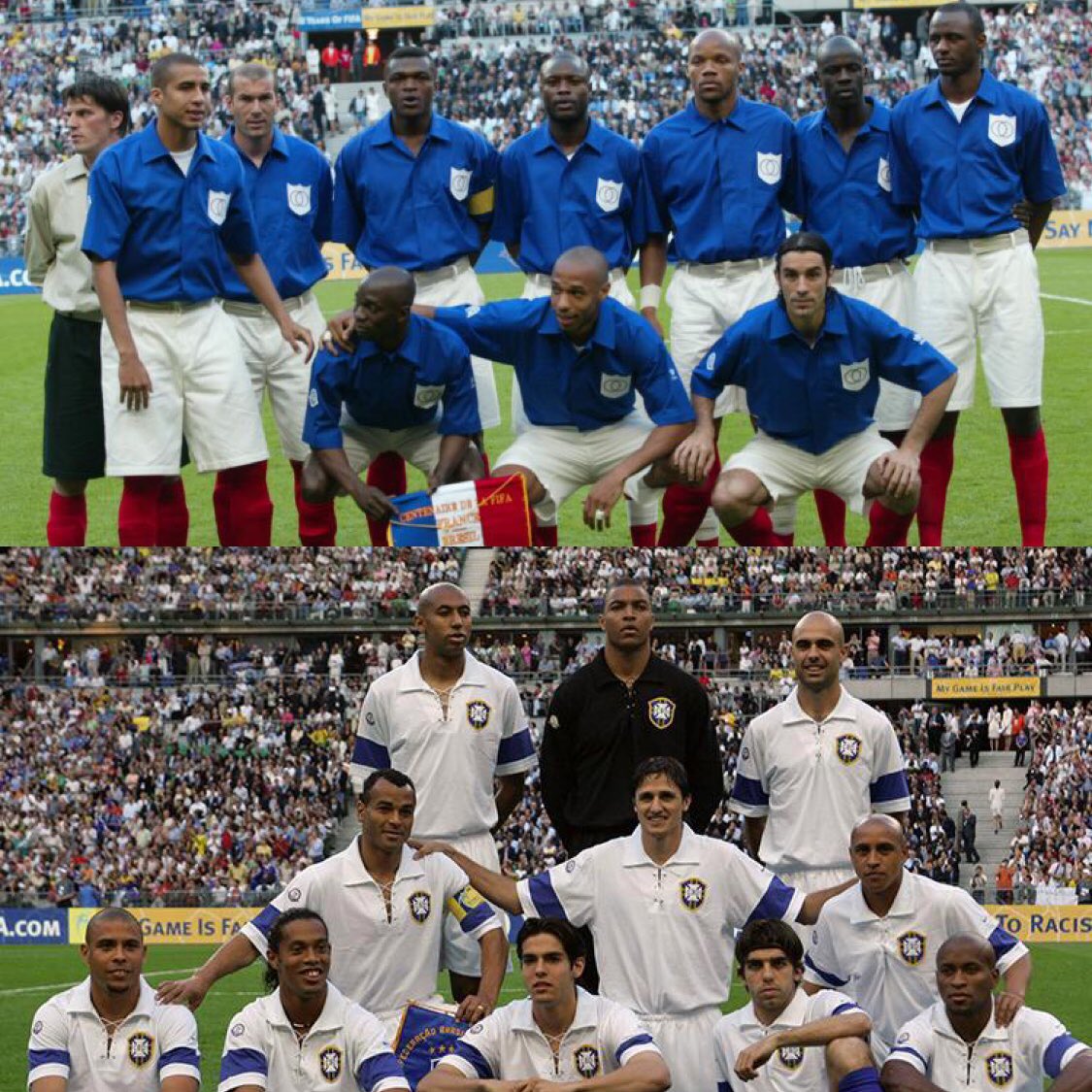 Stop That Zizou on X: FIFA 100th Anniversary Game France vs Brazil   / X