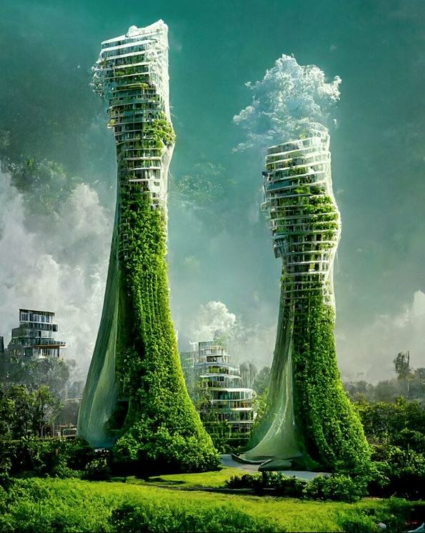 TNDesignAI's tweet photo. "AI x Future Cities" project by @ManasbhatiaD utilizes @midjourney_ai to envision how sustainable architecture in the utopian future may look like ♻🌳 
 
Check it out 👇
 
🔗 - https://t.co/9kdkzYYx4W
 
#architecture #design #artificialintelligence #art #midjourney https://t.co/8yv8rzOFdl
