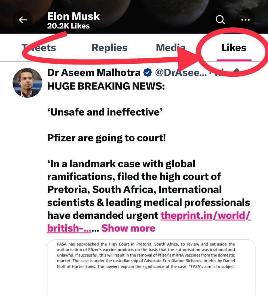 DrAseemMalhotra's tweet photo. 3.5 million views and liked by @elonmusk 

A good start 👊🔥 https://t.co/jcZ2WnL1Kc