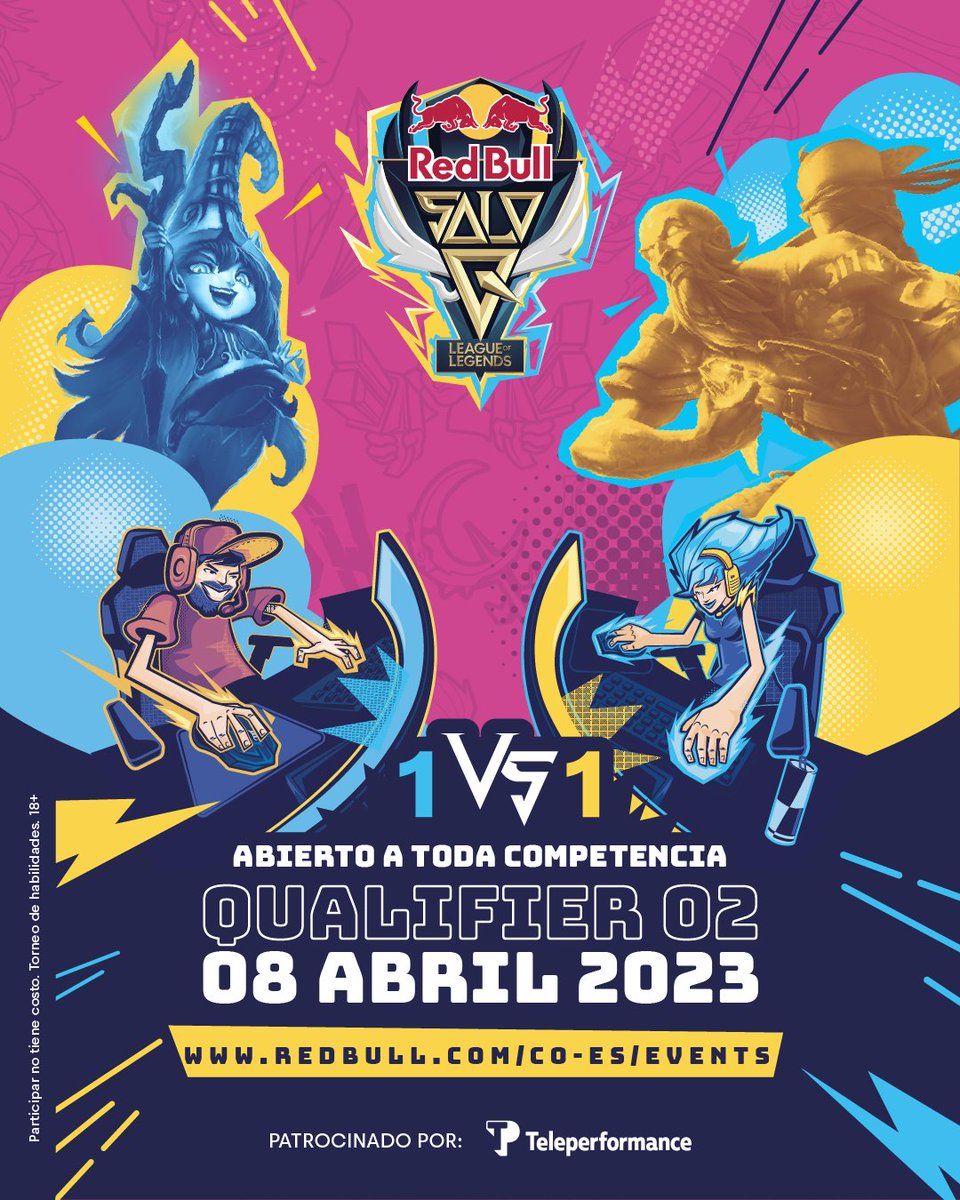 Un Last Hit que te puede llevar a Londres a la final mundial. 🎡 🏆 
👾 Ya está abierta la segunda clasificatoria de Red Bull Solo Q.

Inscríbete en el link de la bio

#RedBull #TeDaAaalas #SoloQ #LeagueOfLegends #Gaming #Gamer