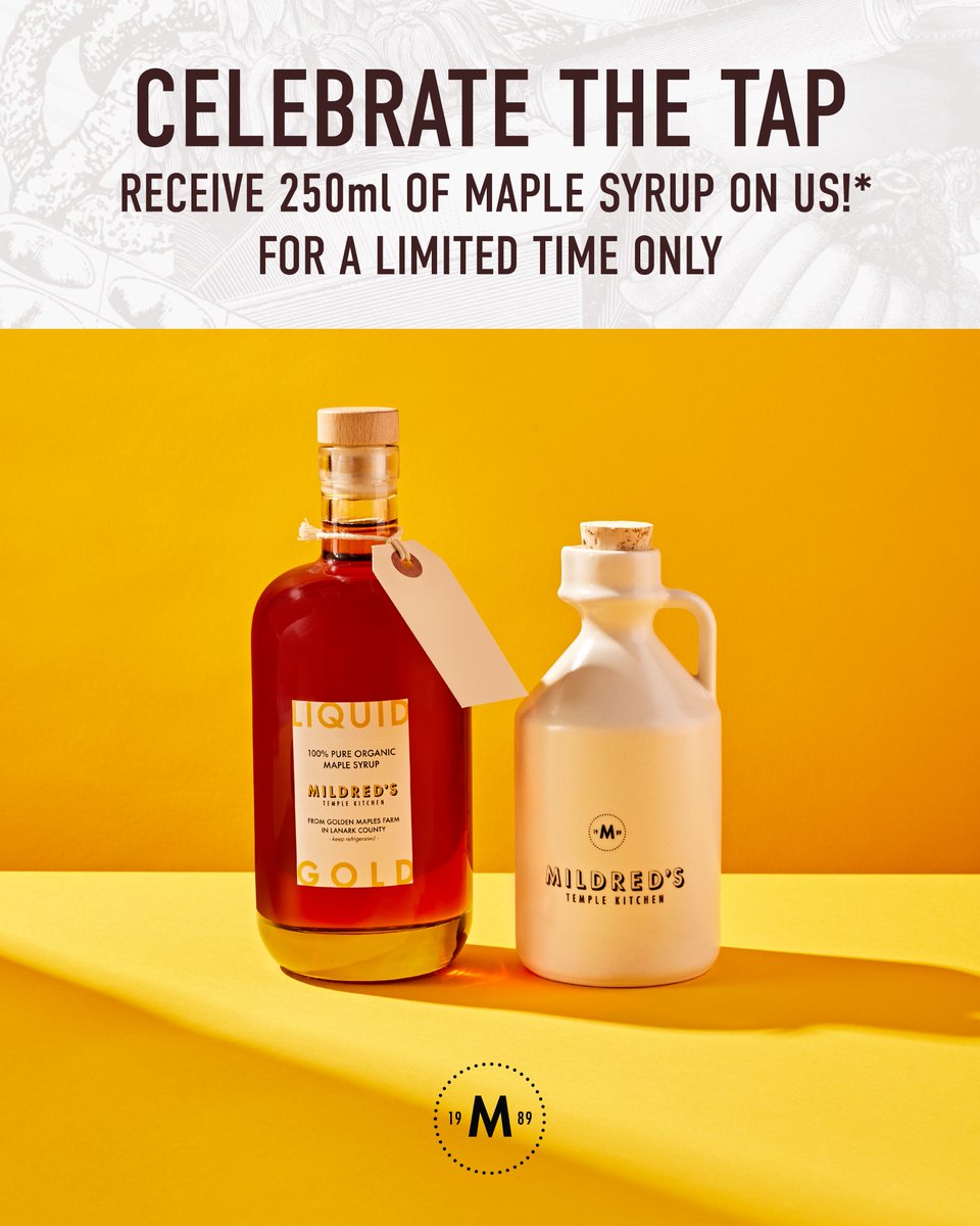 Mildred (@mildredstemple) on Twitter photo For a limited time get an extra 250ml of syrup on us! Secure this bundle of our 750ml Golden Maple Farms organic maple syrup and artisan crafted ceramic jug by Atelier Trema for the price of our 500ml + jug. Your pancakes deserve a duo this good. bit.ly/3ZwZ87J For a limited time get an extra 250ml of syrup on us! Secure this bundle of our 750ml Golden Maple Farms organic maple syrup and artisan crafted ceramic jug by Atelier Trema for the price of our 500ml + jug. Your pancakes deserve a duo this good. bit.ly/3ZwZ87J