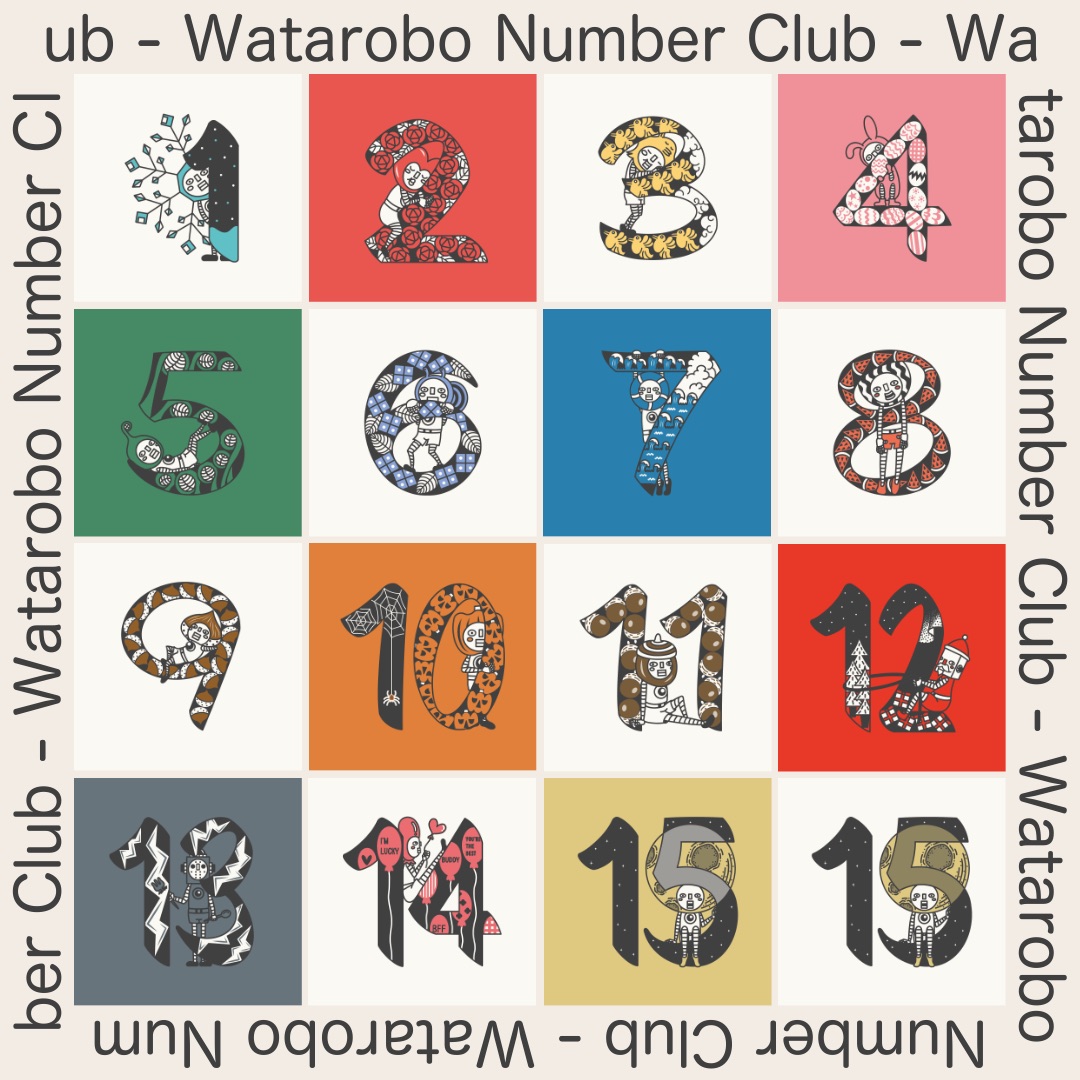hani_wataro's tweet photo. ✍️ @hani_wataro   🎰
i  hope  you  like  them!  🤖👍

-Watarobo  Number  Club-

available  at  opensea
https://t.co/V21s6EVRkM

#illustration #digitalart #drawing #numbers #watarobo #nft #nftart #originalcharacters https://t.co/GUdaRXIHxy