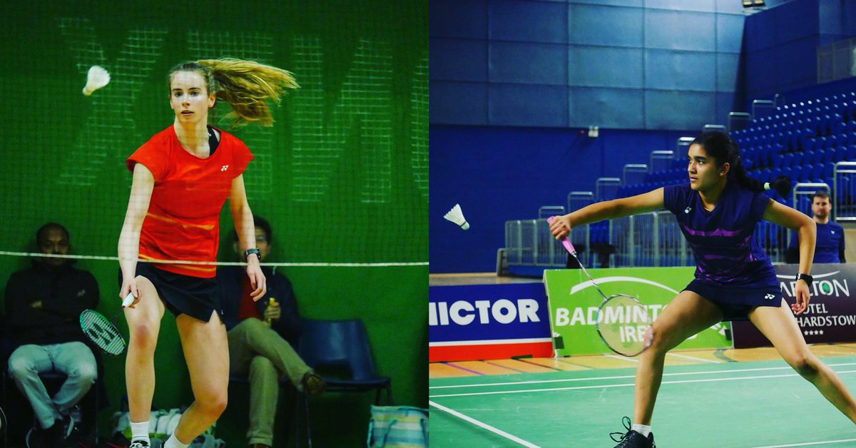 irishbadminton's tweet photo. **Flynn and Shochan ๐ฎ๐ช take out seeds to progress to quarterfinals of Czech U17 international**
Michelle beat the 7th seed Maixnerovรก 21-15 21-10
Siofra beat the 16th seed Parys ๐ง๐ช 21-11 21-19
#PodiumPotentialProgramme ๐ชโ๏ธ https://t.co/Mo6TXEvKgY