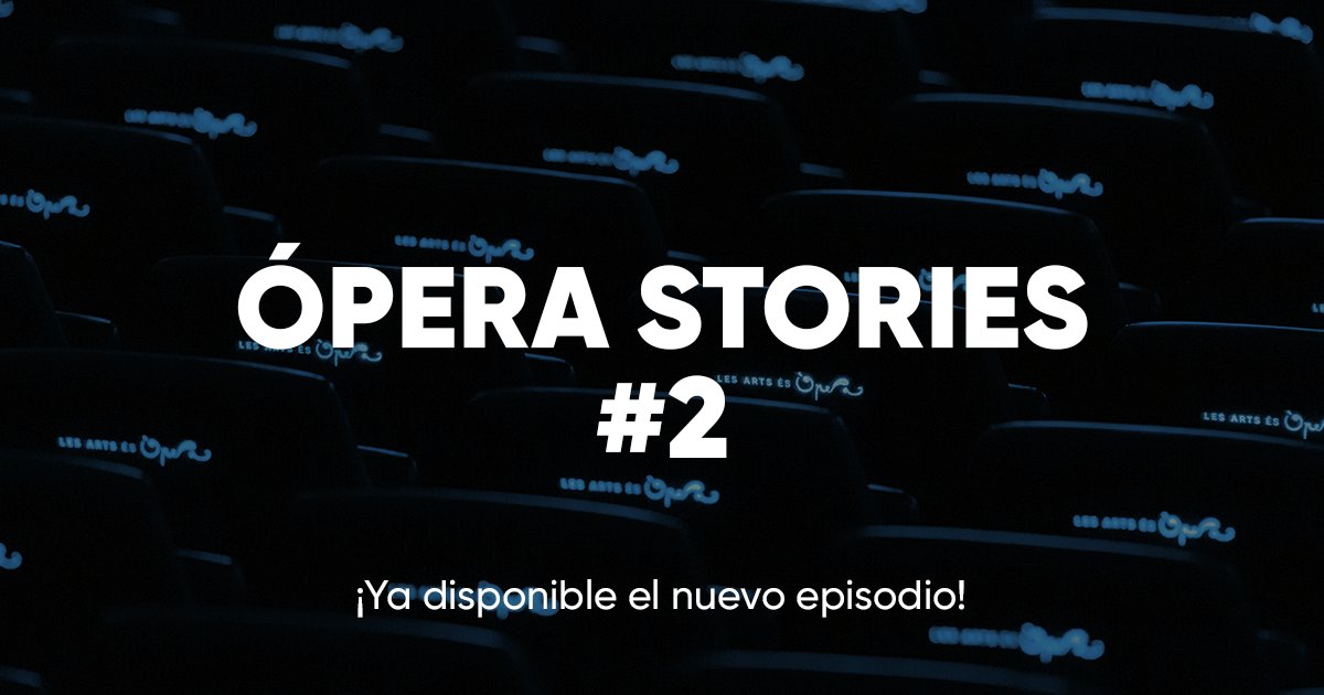 ¡Ya disponible el segundo capítulo de Ópera Stories! 🎙 Regresa nuestra colaboración con @PlazaPodcast y @culturplaza en un episodio donde podréis repasar (o aprender) todas las palabras relacionadas con la ópera que te harán quedar como un experto. 😎 bitly.ws/Cjfj