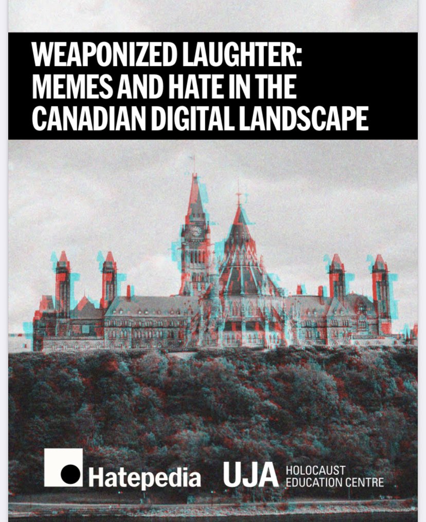 quintal_etienne's tweet photo. I’m incredibly proud to share that #OHREP’s final report, ‘Weaponized Laughter: Memes and Hate in the Canadian Digital Landscape’ is OUT and available our our website, https://t.co/zngMcsqyrG. You can find it here: https://t.co/SYWupJTEbQ https://t.co/3YsG7iV2F9