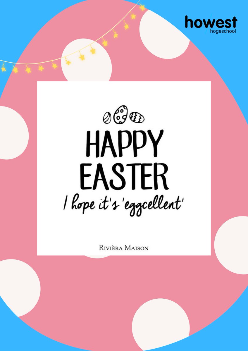 Office_Howest's tweet photo. We wensen jullie een fijne paasvakantie! 🐰🌸

#easter #howest #vacation #chocolate https://t.co/BFgBQxlDJE