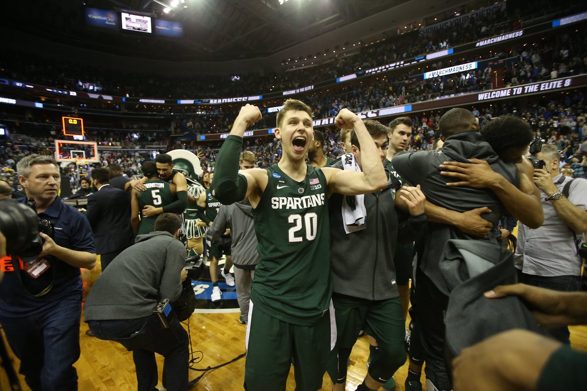 MSU_Basketball's tweet photo. OTD in 2019 🙌 https://t.co/avDZIhkTfS