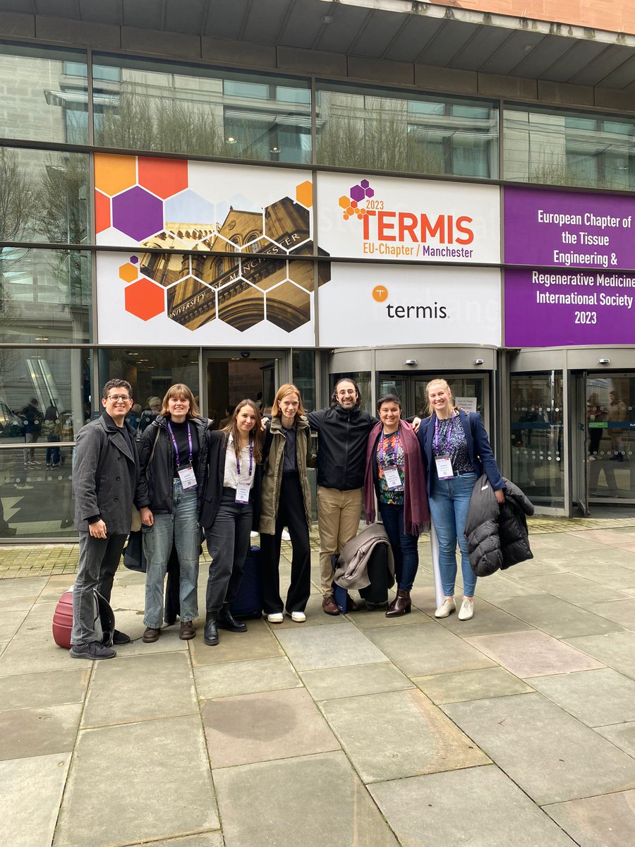 Goodbye @TermisEU2023 also from the @RMUtrecht teams ! What a beautiful time to catch up with friends of the TERM scientific community and looking forward to more science together #biofabrication #regmed #biomaterials @VET_UniUtrecht @UMCU_Intl