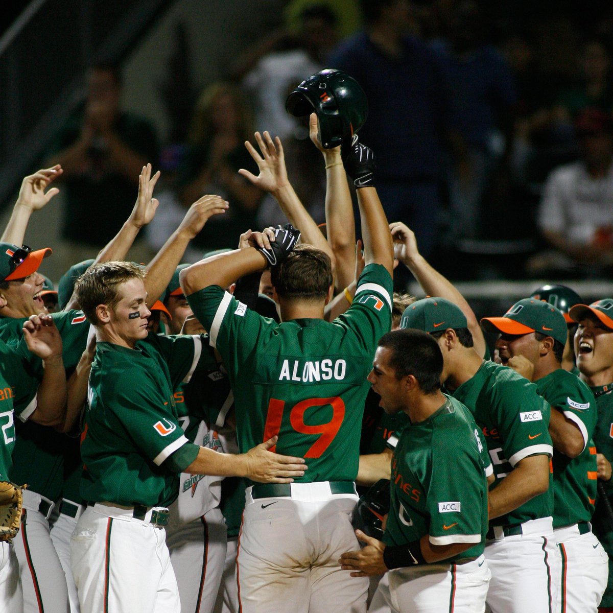 CanesBaseball's tweet photo. One of college baseball’s greatest rivalries is renewed tonight... https://t.co/NcLd4ZQ1Ft
