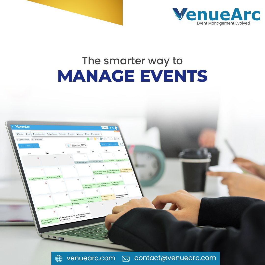 VenueArc's tweet photo. VenueArc's intelligent platform helps you manage events like never before. 

Try it out today at https://t.co/ucHnizTlVA

#Automation #EventManagement #VenueArc #eventbooking #performingarts #eventplanners #eventtech #eventmanager #event #technology #venuemanagement https://t.co/Skpt2aYwvV