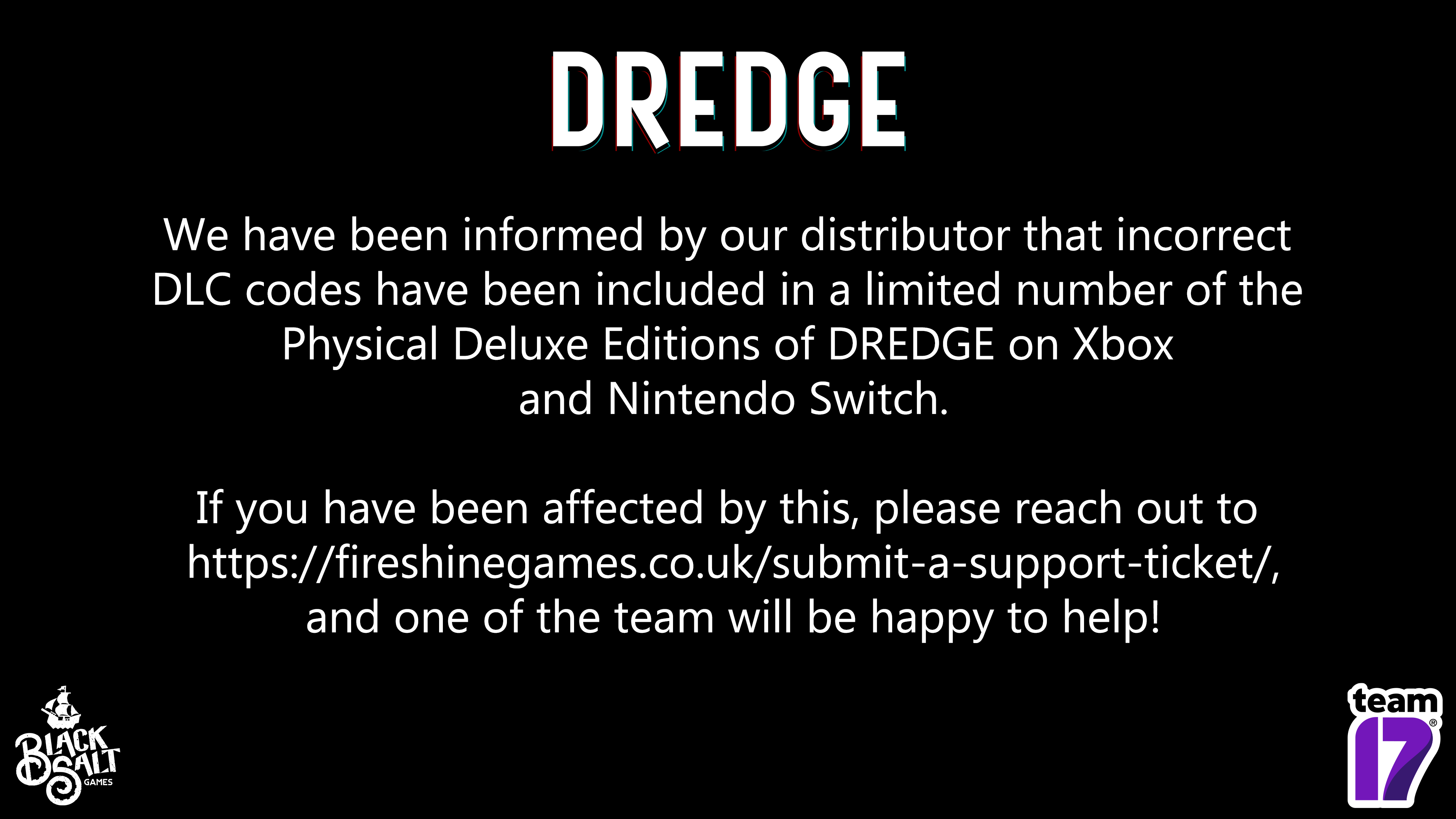 DREDGE: Deluxe Edition Nintendo Switch : Unknown: : Videojuegos