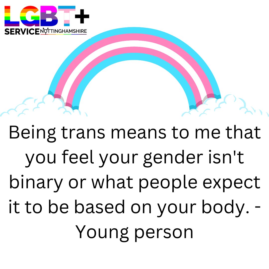 LGBTplusNotts's tweet image. Some more quotes on what Trans* young people want you to know about what Trans Day of Visibility means to them