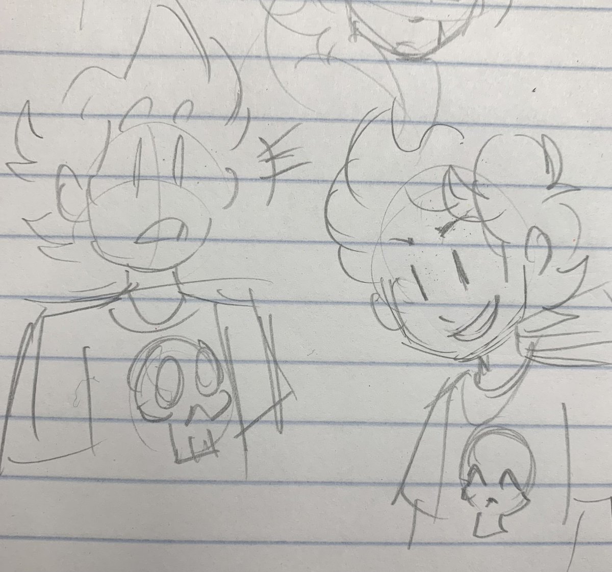 I hope you guys know everytime I give someone a skull shirt im giving them the hi hi puffy amiyumi treatment