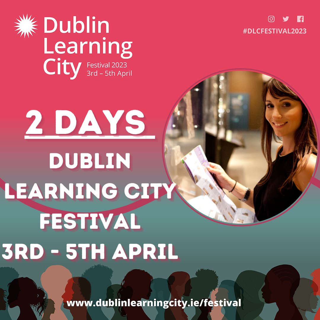 DubLearningCity's tweet photo. We hope you are as excited as we are for Dublin Learning City Festival!
Check out our event schedule: https://t.co/9spCijACaU
#DLCFestival2023 #FÉILECFBÁC2023 #MyLearningCity #DublinLearningCity #DublinMyLearningCity #LifeLongLearning #DLCFestival2022 #Festival https://t.co/hJQurfL6o5