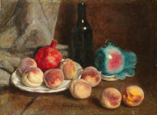 Still Life with Peaches, 1939 #ilyamashkov #postimpressionism wikiart.org/en/ilya-mashko…