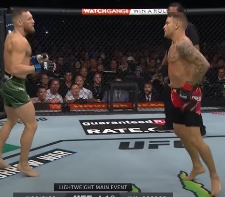 When Dustin Poirier does the “you done messed up now fella” move, you’re in trouble
