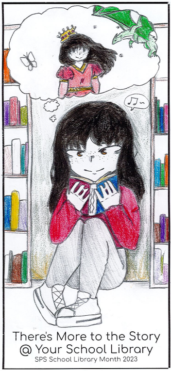 WCreekLibrary's tweet photo. Congratulations to our school's bookmark contest winners! These will be submitted to the @officialSPS bookmark contest in celebration of #SchoolLibraryMonth! @WilsonsCreekInt #spslib #LibrariesAreImportant https://t.co/Y57189DStB