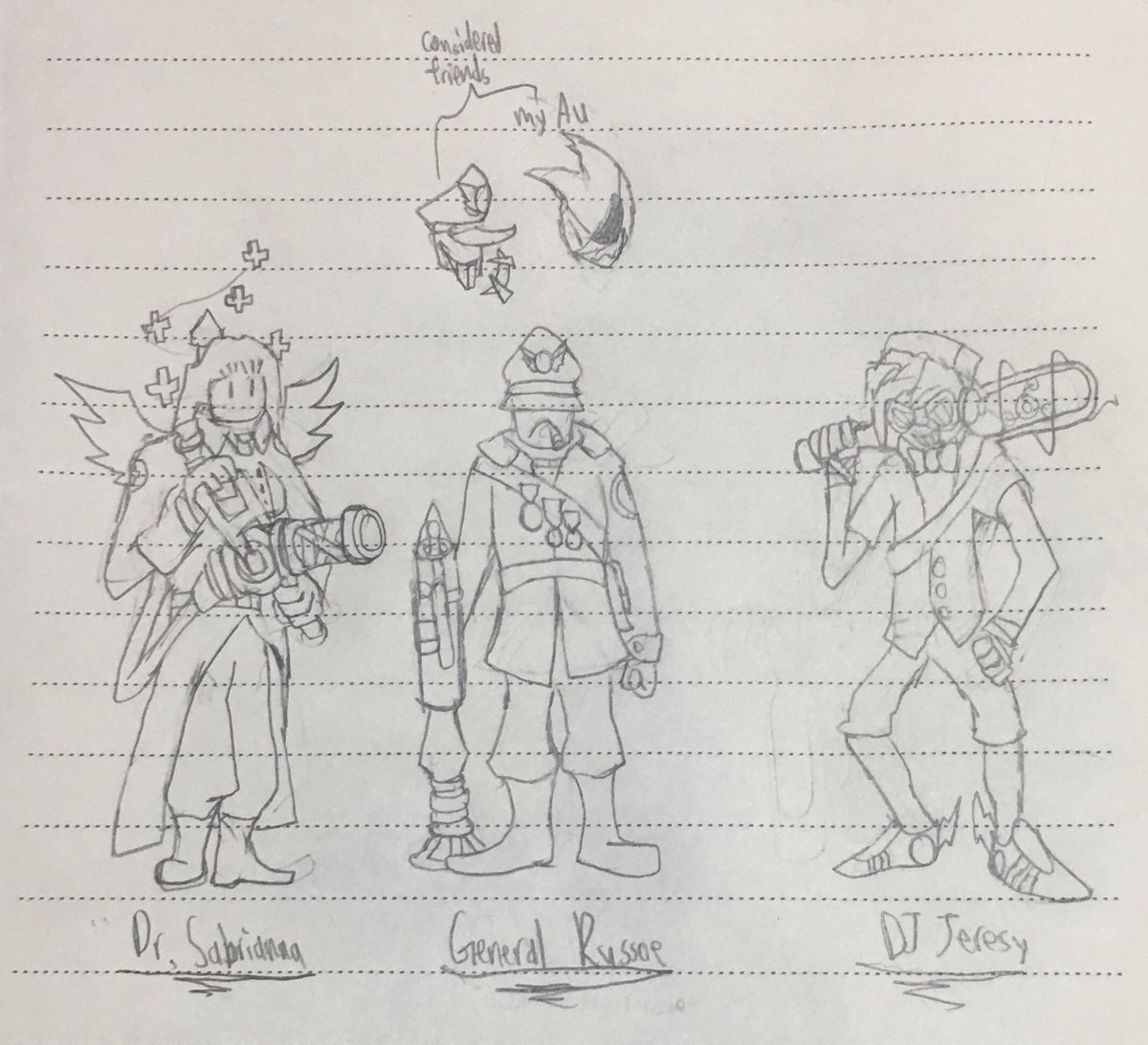dlirwg's tweet photo. #RBBAussubmitted guess the au for no reason (don’t ask why on a notebook) https://t.co/hX8xdenBIQ
