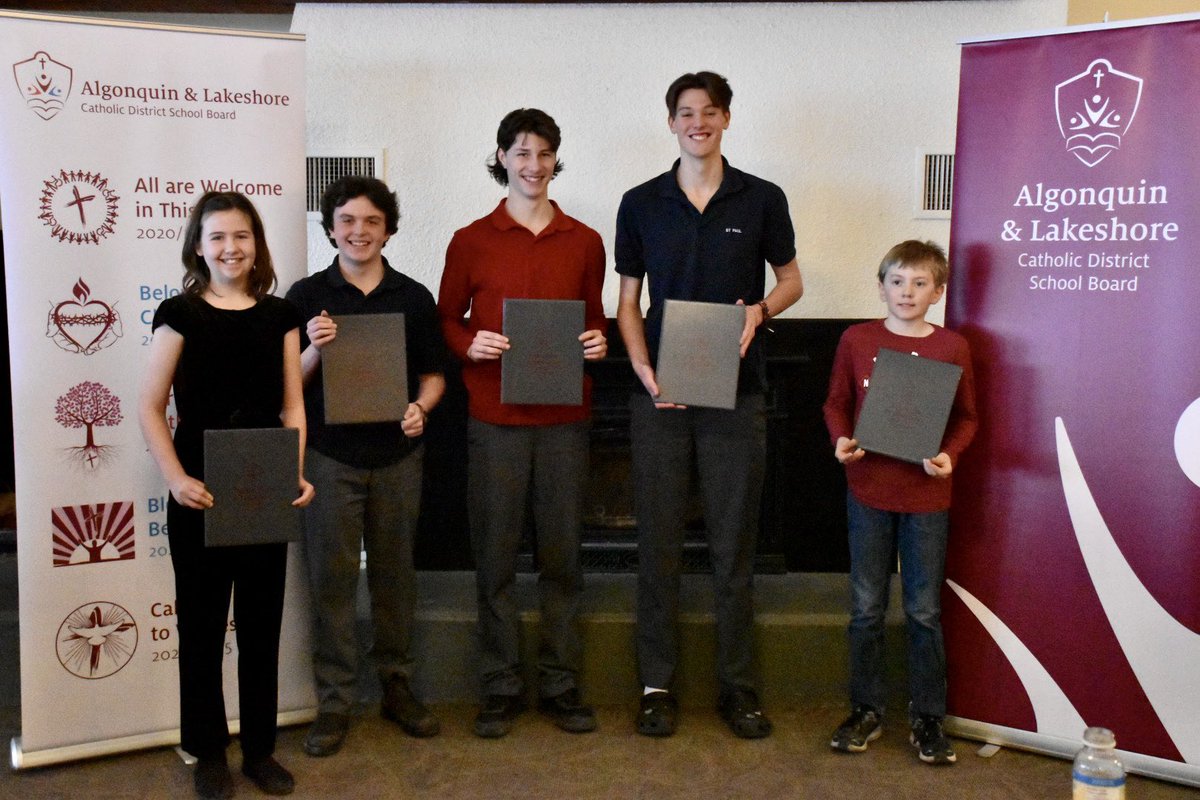 What a great way to start a Friday! This morning we recognized students from Trenton and Batawa ALCDSB schools for being chosen as the 2022-23 Beacons of Hope! Thank you for your gentle spirit and for bringing light to your school communities! #ALCDSBMYSP #ALCDSBFormed