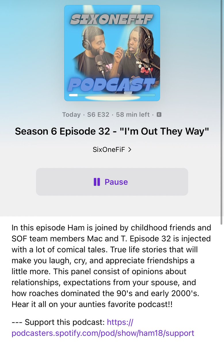 SixOneFiF's tweet photo. New Episode Out Now‼️‼️

🍏 Podcasts https://t.co/829Wdq6Ptb

🟢 Spotify https://t.co/CnX8UR2yU2

❤️‍🔥iHeartRadio❤️‍🔥 https://t.co/7ArJmXrWOn https://t.co/VkXh9xOYVK