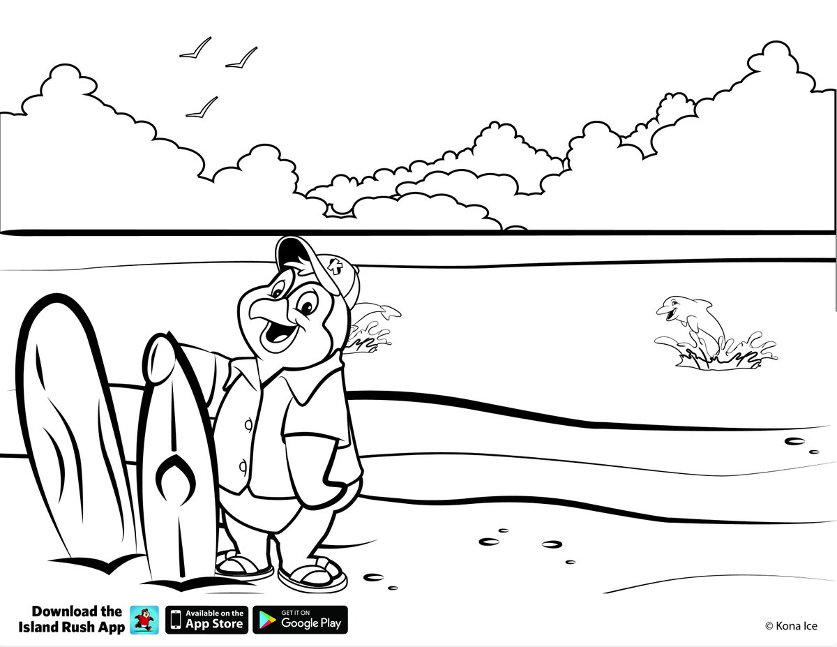 It's National Crayon Day! Use your imagination to create a colorful Kona creation!