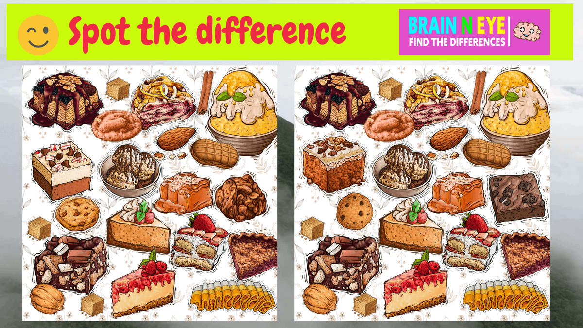 poortoast2020's tweet image. 【Find the difference game】Brain exercise quiz! spot the difference game!... youtu.be/R7hWzSuRSIA 來自 @YouTube #findthedifference #find3difference #freegame #freegames #bread #cake #sweet #foodie