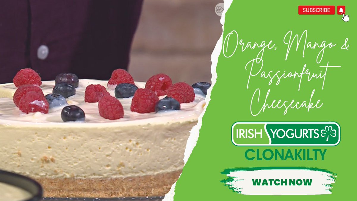 New YouTube Video 
Orange, Mango and Passionfruit Cheesecake

youtu.be/AaSpsHyKMV0