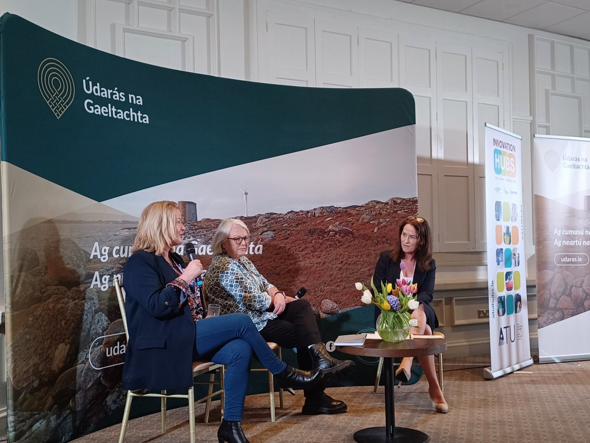 It was great to take part in the <a href="/UdarasnaG/">Údarás na Gaeltachta</a> and the <a href="/atu_ie/">Atlantic Technological University</a> Gaeltacht Women in Business celebration at the Cois Fharraige Hotel in Forbach today. Well done to all who organised it.