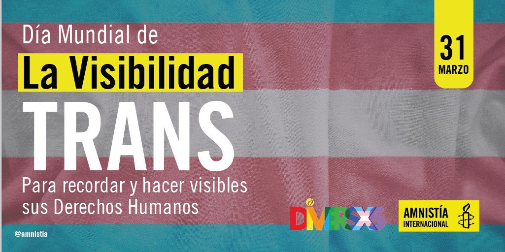 ErikaGuevaraR's tweet photo. Hoy y siempre abrazamos la diversidad y demandamos respeto por los derechos de todas las Personas Trans

Hasta que la dignidad y los #DerechosHumanos de todas las Personas Trans 🏳️‍⚧️ se hagan costumbre ✊🏾

#VisibilidadTrans https://t.co/cfgjtiFMS2