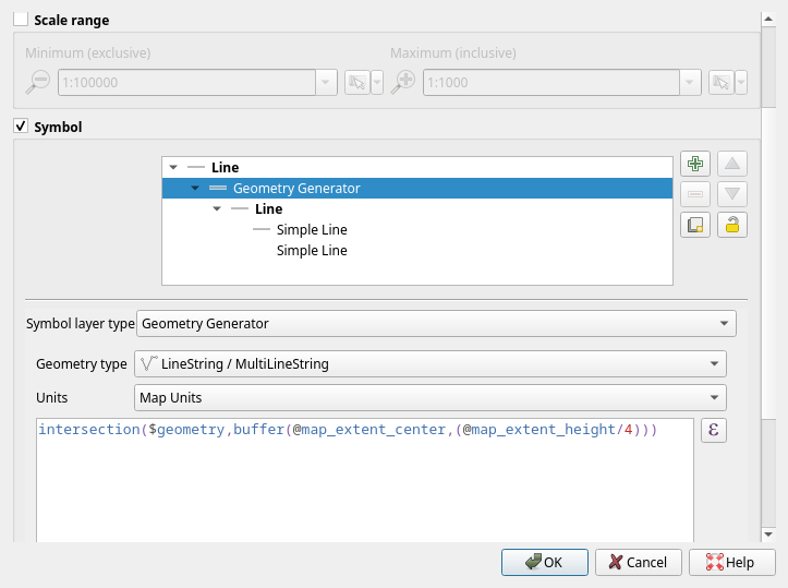 A map-in-a-map anywhere in #qgis? Clip with geometry generator and zoom with transform.