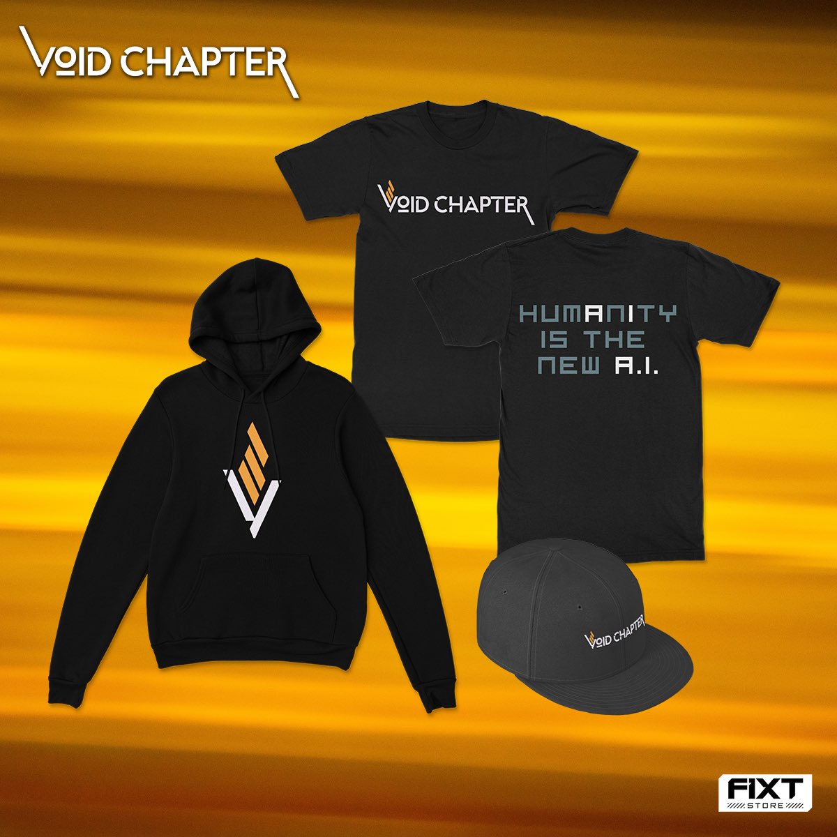 New album ➡️ New merch 

Grab the new <a href="/void_chapter/">Void Chapter</a> gear at the link below! 👇🏼

🛒: fixtstore.com/voidchapter