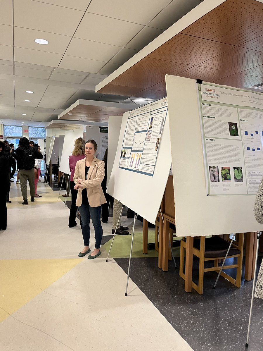 megrua's tweet image. Busy poster session at the @wsu_cosm Festival of Research for #RuaLab members Anthony McLaughlin, @AshleyJulian05 , @madegreene and Taylor Eitel!