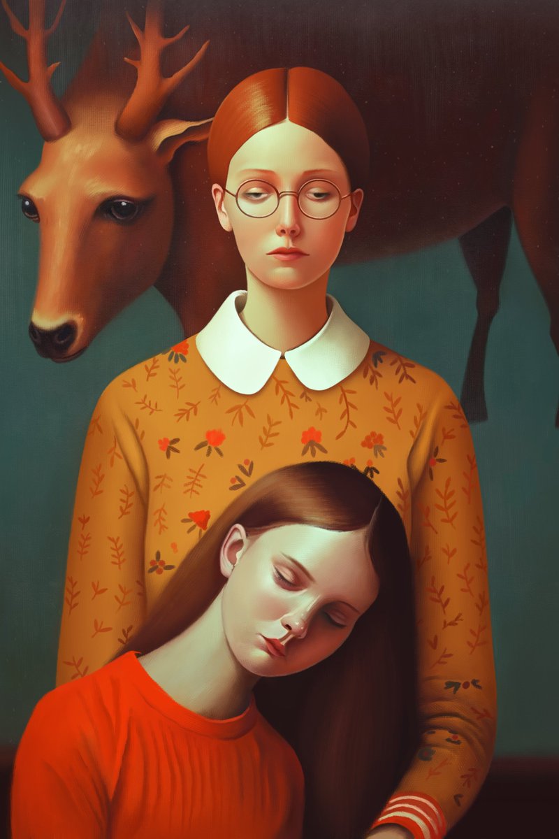 🤍NEW DROP🤍

«Sisters»
1/1
0.07 $ETH 

Available on OpenSea
«Digital Oil on Digital Canvas» collection
opensea.io/assets/ethereu…