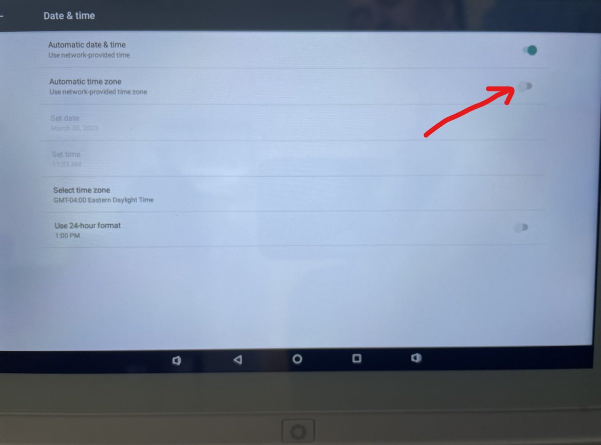 Ayine'de time zone ayarı otomatik olarak yapilacak sekilde secilidir. Cihazın time zone bilgisini otomatik düzeltmemesi durumunda saat-tarih ayarlarından time zone bilgisini manuel olarak değiştirebilirsiniz.

#ezan #ezansaati