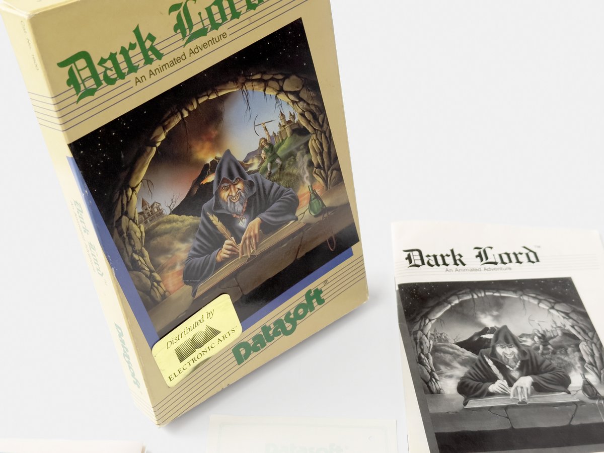 ErnstKrogtoft's tweet image. Q-Bits From my Personal Collection – Dark Lord
retro365.blog/2023/03/30/q-b…
Designed by Kyle Freeman. Originally titled Nemesis and developed for the Apple II in 1984 but unreleased. Picked up by Datasoft and published in 1987.
#DarkLord #Datasoft #KyleFreeman #Commodore64 #Retrogames