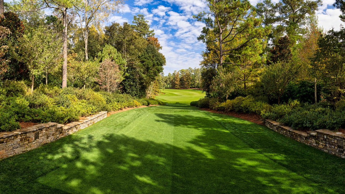 First look @ the new 13th tee #AugustaNational 🤯