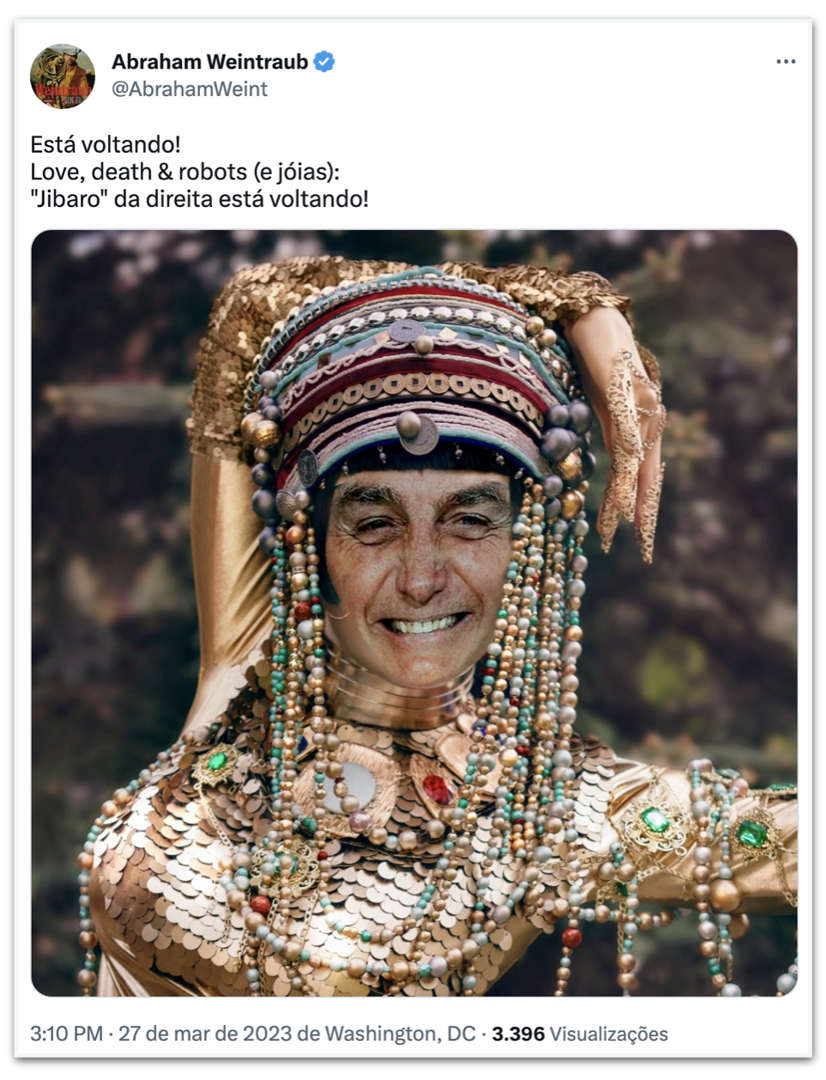 jonasjulio's tweet photo. O retorno do Messias 
#ForaFacista
https://t.co/8RC5HDM7Cc https://t.co/kwhwcjYeMh