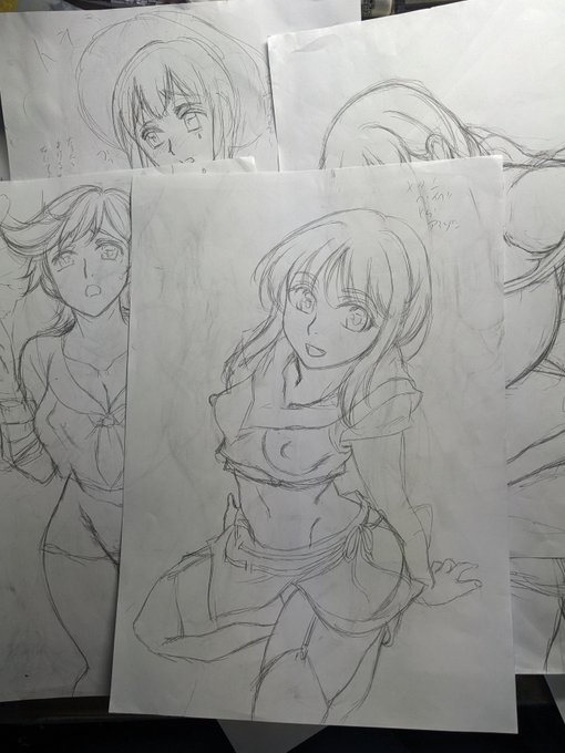 こちらに上げさせて頂いている
落書きですが、今まで没にしたものも実は結構あります。
理由は…まあ、気まぐれが大体です💧
没ネタの幾つかは、いずれ清書しようかなあ…などと思っています😅💦💦 